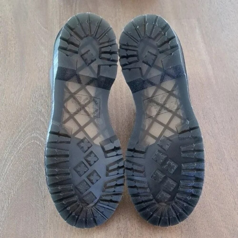 Dr. Martens 1460 Pascal Virginia Leather Lace Up Boots - Color: Gunmetal - Size: - Picture 8 of 9